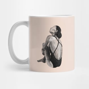 Woman minimal abstract Mug